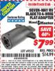 Harbor Freight ITC Coupon SEVEN-WAY RV BLADE TO 4-WIRE FLAT ADAPTER Lot No. 69552 Expired: 9/30/15 - $7.99