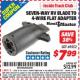 Harbor Freight ITC Coupon SEVEN-WAY RV BLADE TO 4-WIRE FLAT ADAPTER Lot No. 69552 Expired: 11/30/15 - $7.99