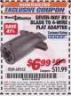 Harbor Freight ITC Coupon SEVEN-WAY RV BLADE TO 4-WIRE FLAT ADAPTER Lot No. 69552 Expired: 5/31/17 - $6.99