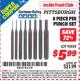 Harbor Freight ITC Coupon 8 PIECE PIN PUNCH SET Lot No. 32959/56348/93424 Expired: 11/30/15 - $5.99