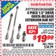 Harbor Freight ITC Coupon 4 PIECE 1/2" DRIVE QUICK-RELEASE EXTENSION BAR SET Lot No. 61968/67977 Expired: 7/31/15 - $19.99
