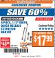 Harbor Freight ITC Coupon 4 PIECE 1/2" DRIVE QUICK-RELEASE EXTENSION BAR SET Lot No. 61968/67977 Expired: 2/20/18 - $17.99