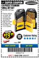 Harbor Freight Coupon 29 PIECE TITANIUM NITRIDE COATED HIGH SPEED STEEL DRILL BIT SET Lot No. 5889/61637/62281 Expired: 8/31/17 - $13.99