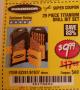 Harbor Freight Coupon 29 PIECE TITANIUM NITRIDE COATED HIGH SPEED STEEL DRILL BIT SET Lot No. 5889/61637/62281 Expired: 1/3/18 - $9.99