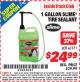 Harbor Freight ITC Coupon 1 GALLON SLIME TIRE SEALANT Lot No. 63004 Expired: 5/31/15 - $24.99
