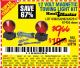 Harbor Freight Coupon 12 VOLT MAGNETIC TOWING LIGHT KIT Lot No. 62517/62753/67455/69626/69925/63100 Expired: 9/22/15 - $9.66