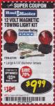 Harbor Freight Coupon 12 VOLT MAGNETIC TOWING LIGHT KIT Lot No. 62517/62753/67455/69626/69925/63100 Expired: 3/31/18 - $9.99