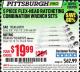 Harbor Freight Coupon 5 PIECE FLEX-HEAD COMBO WRENCH SETS Lot No. 60591/61657/60592/61710 Expired: 2/28/17 - $19.99