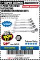Harbor Freight Coupon 5 PIECE FLEX-HEAD COMBO WRENCH SETS Lot No. 60591/61657/60592/61710 Expired: 8/31/17 - $19.99