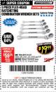 Harbor Freight Coupon 5 PIECE FLEX-HEAD COMBO WRENCH SETS Lot No. 60591/61657/60592/61710 Expired: 4/30/18 - $19.99