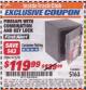 Harbor Freight ITC Coupon FIRESAFE WITH COMBINATION AND KEY LOCK Lot No. 97570 Expired: 5/31/17 - $119.99