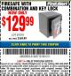 Harbor Freight Coupon FIRESAFE WITH COMBINATION AND KEY LOCK Lot No. 97570 Expired: 8/23/15 - $129.99