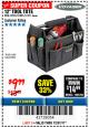 Harbor Freight Coupon 12" TOOL TOTE Lot No. 61471/62350/62485 Expired: 12/31/17 - $9.99