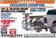 Harbor Freight ITC Coupon 400 LB. CAPACITY RECEIVER-MOUNT MOTORCYCLE CARRIER Lot No. 99721/62837 Expired: 4/30/18 - $99.99
