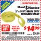 Harbor Freight ITC Coupon 2" x 30 FT. HEAVY DUTY RECOVERY STRAP Lot No. 61226 Expired: 4/30/16 - $14.99