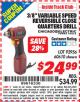 Harbor Freight ITC Coupon 3/8" VARIABLE SPEED REVERSIBLE CLOSE QUARTERS DRILL Lot No. 60610/92956 Expired: 6/30/15 - $24.99