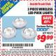 Harbor Freight ITC Coupon 3 PIECE WIRELESS LED PUCK LIGHTS Lot No. 98372 Expired: 1/31/16 - $9.99