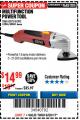 Harbor Freight Coupon MULTIFUNCTION POWER TOOL Lot No. 68861/60428/62279/62302 Expired: 8/20/17 - $14.99
