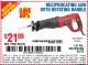 Harbor Freight Coupon RECIPROCATING SAW WITH ROTATING HANDLE Lot No. 65570/61884/62370 Expired: 7/17/15 - $21.99