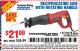 Harbor Freight Coupon RECIPROCATING SAW WITH ROTATING HANDLE Lot No. 65570/61884/62370 Expired: 2/1/16 - $21.99