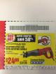 Harbor Freight Coupon RECIPROCATING SAW WITH ROTATING HANDLE Lot No. 65570/61884/62370 Expired: 7/31/16 - $24.99