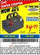 Harbor Freight Coupon 12" TOOL BAG Lot No. 61467/62163/62349 Expired: 11/30/15 - $4.99