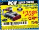 Harbor Freight Coupon 2.5 HP, 10" TILE/BRICK SAW Lot No. 69275/62391/95385 Expired: 8/23/15 - $208.88