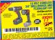 Harbor Freight Coupon 18 VOLT CORDLESS 3/8" DRILL/DRIVER AND FLASHLIGHT KIT Lot No. 68287/69652/62869/62872 Expired: 6/9/15 - $19.99