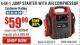 Harbor Freight Coupon 4-IN-1 JUMP STARTER WITH AIR COMPRESSOR Lot No. 60666/69401/62374/62453 Expired: 8/31/15 - $59.99