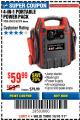 Harbor Freight Coupon 4-IN-1 JUMP STARTER WITH AIR COMPRESSOR Lot No. 60666/69401/62374/62453 Expired: 10/1/17 - $59.99