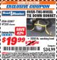 Harbor Freight ITC Coupon OVER-THE-WHEEL TIE DOWN BONNET Lot No. 62807 Expired: 9/30/17 - $19.99