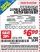 Harbor Freight ITC Coupon 21 PIECE CARBON STEEL SAE TAP AND DIE SET Lot No. 61398/69679 Expired: 9/30/15 - $6.99