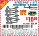 Harbor Freight Coupon 4 PIECE 1-1/2" x 10 FT. RATCHETING TIE DOWNS Lot No. 62818/61303 Expired: 11/7/15 - $16.99