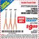 Harbor Freight ITC Coupon 3 PIECE LONG REACH HOSE GRIP PLIERS Lot No. 37909 Expired: 11/30/15 - $9.99