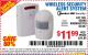 Harbor Freight Coupon WIRELESS SECURITY ALERT SYSTEM Lot No. 61910 / 62447 / 90368 Expired: 6/1/15 - $11.99