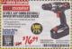 Harbor Freight Coupon 18 VOLT CORDLESS 3/8" DRILL/DRIVER WITH KEYLESS CHUCK Lot No. 68239/69651/62868/62873 Expired: 1/31/18 - $16.99