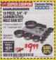 Harbor Freight Coupon 18 PC 3/4"-5" CARBON STEEL HOLE SAW SET Lot No. 69073/68115 Expired: 1/31/18 - $9.99
