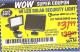 Harbor Freight Coupon 60 LED SOLAR SECURITY LIGHT Lot No. 60524/62534/56213/69643/93661 Expired: 2/2/16 - $31.99