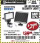 Harbor Freight Coupon 60 LED SOLAR SECURITY LIGHT Lot No. 60524/62534/56213/69643/93661 Expired: 12/1/17 - $29.99