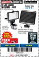 Harbor Freight Coupon 60 LED SOLAR SECURITY LIGHT Lot No. 60524/62534/56213/69643/93661 Expired: 12/3/17 - $26.99