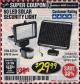 Harbor Freight Coupon 60 LED SOLAR SECURITY LIGHT Lot No. 60524/62534/56213/69643/93661 Expired: 2/28/18 - $29.99