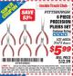 Harbor Freight ITC Coupon 6 PIECE PRECISION PLIERS SET Lot No. 60826/31675 Expired: 9/30/15 - $5.99