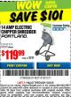 Harbor Freight ITC Coupon 14 AMP ELECTRIC SHREDDER Lot No. 61714/69293 Expired: 10/4/15 - $119.99