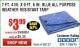 Harbor Freight Coupon 7 FT. 4" x 9 FT. 6" ALL PURPOSE WEATHER RESISTANT TARP Lot No. 877/69115/69121/69129/69137/69249 Expired: 11/30/15 - $3.99
