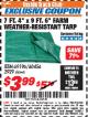 Harbor Freight ITC Coupon 7 FT. 4" X 9 FT. 6" FARM QUALITY ALL PURPOSE WEATHER RESISTANT TARP Lot No. 69196/60456/2929 Expired: 11/30/17 - $3.99