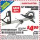 Harbor Freight ITC Coupon 12" COMBINATION SQUARE Lot No. 62968/92471 Expired: 1/31/16 - $4.99