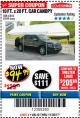 Harbor Freight Coupon 10  FT X 20 FT CAR CANOPY Lot No. 60728/69034/63054/62858/62857 Expired: 11/30/17 - $94.99