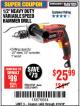 Harbor Freight Coupon 1/2" PROFESSIONAL VARIABLE SPEED REVERSIBLE HAMMER DRILL Lot No. 68169/67616/60495/62383 Expired: 3/19/18 - $25.99