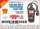 Harbor Freight Coupon CAN AND OBD II PROFESIONAL SCAN TOOL Lot No. 98614/60694/62120 Expired: 5/12/15 - $99.99