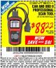 Harbor Freight Coupon CAN AND OBD II PROFESIONAL SCAN TOOL Lot No. 98614/60694/62120 Expired: 3/15/15 - $88.22